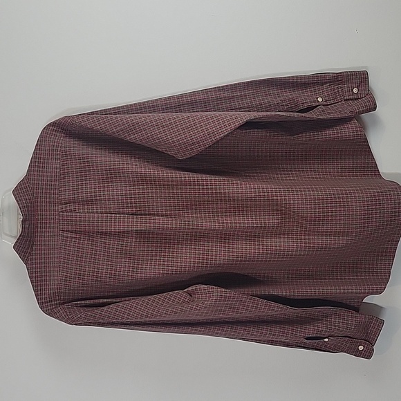 Ralph Lauren Custom Fit Red Green Plaid Button Down Shirt - Picture 4 of 7